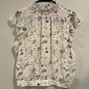 Express floral Blouse size large